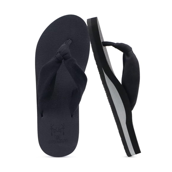 Colchoneta de yoga KuaiLu para mujer con soporte para el arco, color negro, talla 10