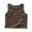 Coffee, variant on Hiijoy Toddler Boys Cotton Linen Tank Top Lightweight Breathable Sleeveless Top, Sizes 3-4Y