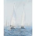 thumbnail image 2 of OToole, Tim 15x18 Black Ornate Wood Framed with Double Matting Museum Art Print Titled - Sailing Upwind II, 2 of 4