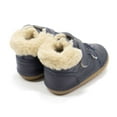 thumbnail image 5 of Old Soles Toddlers Flake Quilt Leather Sneaker, Navy,4 M US, 5 of 7