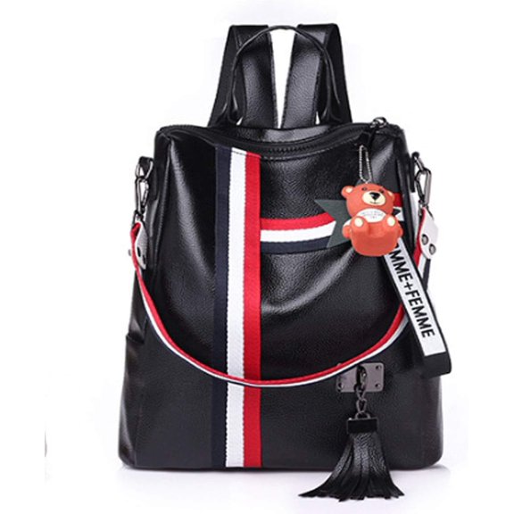 Skull Fanny Packs Fashionable PU Leather Bumbag Women and Men Belt Bag Black Waist Pack with Adjustable Belt for Rave,Festival,Travel,Party