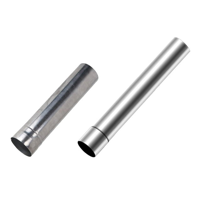 koolsoo 2 Pcs Tube d'Extension de Cheminée Raccords de Cheminée pour Poêles Randonnée 6x30cm 6x40cm