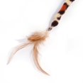 thumbnail image 4 of Cat Teaser Fake Feather Leopard Print Cat Stick Cat Wand Teaser Kitten Wand Toy, 4 of 10