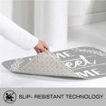 thumbnail image 4 of Home Sweet Home 16x24 Flannel Bath Mat for Bathroom, Anti-Slip Backing Soft Bathroom Rug, Washable Water Absorbent Mat, 4 of 9