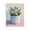 Blue Succulent in White Pot, variant on Stupell Industries Cottage Sleek Vase Bouquet Black Framed Print Under Glass, 13 x 16, by The Prints Vibe
