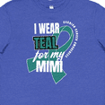 thumbnail image 4 of Inktastic I Wear Teal For My Mimi Ovarian Cancer Awareness Youth T-Shirt, 4 of 5