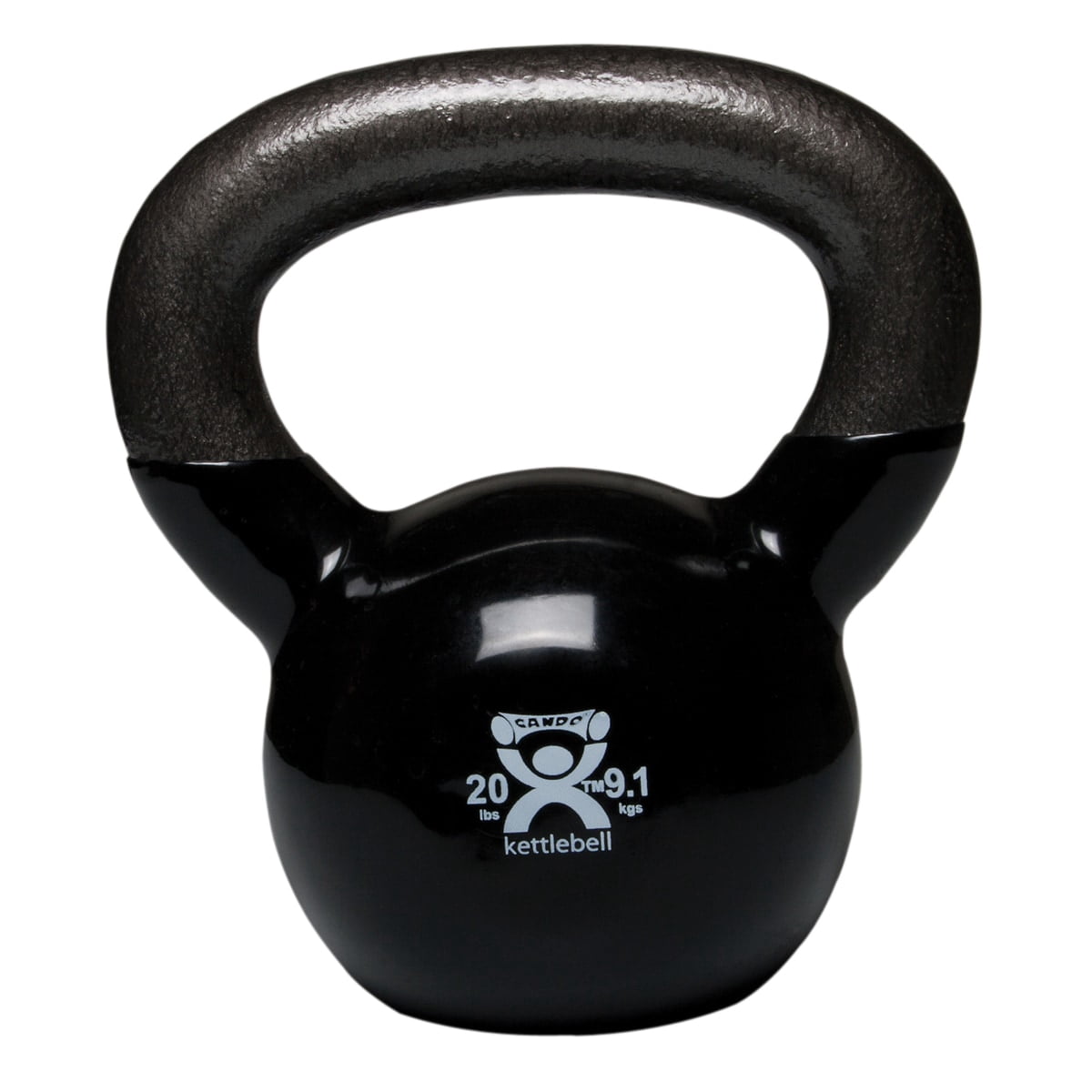 CanDo Vinyl-Coated Kettlebell