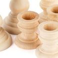 thumbnail image 2 of Set of 12 Assorted Unfinished Wooden Candle Sticks - For DIY Everyday Decor, 2 of 7