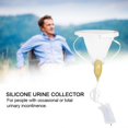 thumbnail image 1 of Silicone Urine Bag Spill Proof Collector Aid Pee Holder for Urinary Incontinence with 1000ml Bag, Great for Mobility Disorders, 1 of 8