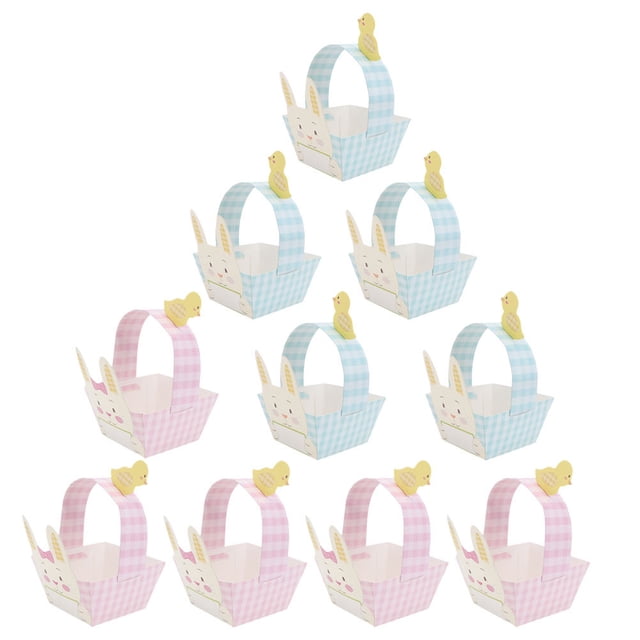 TABLETREANDS 15Ud Canasta De Papel Para Pascua Con De Y Color Surtido Para Y Almacenaje