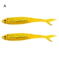 thumbnail image 4 of Sportteer Soft Bait 2Pcs 31g/12.5cm Soft Lures Artificial Bait Bright Color Soft Flexible Bite-Resistant Realistic Looking T Tail Fishing Lure Colorful Fishing Bait, 4 of 9