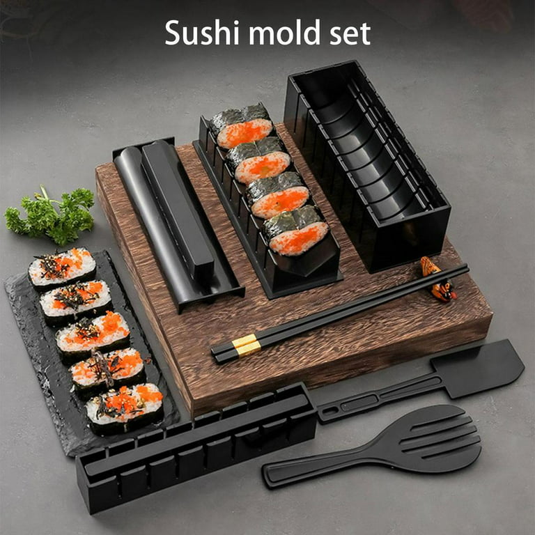 Hemoton Sushi Making Kit, Sushi Maker Set, Sushi Mold Press, Sushi Roller  Mold Maker Kit, Sushi Making Kit for Beginners, Sushi Rice Roll Mold Shapes