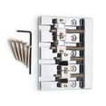 thumbnail image 2 of Puente de Bajo Vintage de 4 Cuerdas, 82,3 X 63,5 mm, Paso Entre Cuerdas, 19 mm, Plateado, 2 of 5