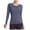 Coffee, variant on Sexlip Seamless Workout Shirts for Women Long Sleeve Yoga Tops Sports Running Shirt Breathable Athletic Top Slim Fit Gray M