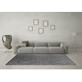 thumbnail image 3 of Ahgly Company Indoor Square Oriental Gray Industrial Area Rugs, 5' Square, 3 of 4