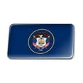 thumbnail image 1 of Utah State Flag Metal Rectangle Lapel Hat Pin Tie Tack Pinback, 1 of 3