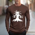 thumbnail image 1 of Blusas y camisas de manga larga y cuello redondo para hombre, moda informal, estampado, deportivas, de manga larga y cuello redondo, blusas, camisas, blusas para hombre, poliéster, 1 of 5