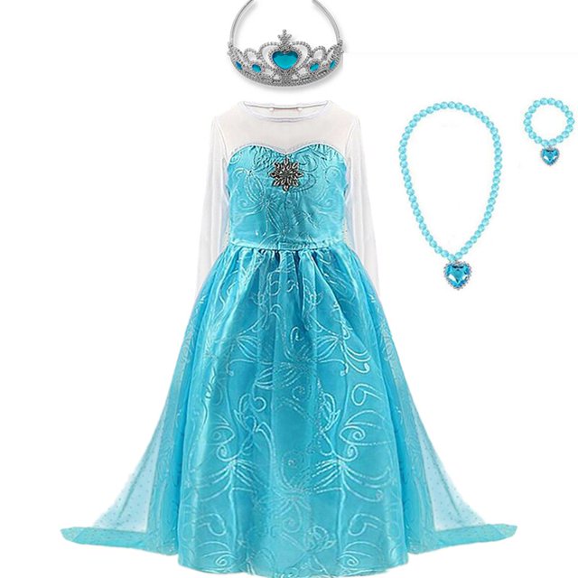 Disfraz de princesa de 3 a 10 años, vestidos de fiesta para niños y niñas, ropa de cumpleaños para juegos de rol, paño de Carnaval Fivean unisex