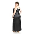 thumbnail image 3 of Vestido de escote drapeado Roman Fashion /Tallas Extras, 2005 (Negro) negro 40, 3 of 6