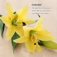 thumbnail image 4 of Flores artificiales Bearachild 6 Piezas PVC Amarillo HA084319-02, 4 of 6