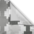 thumbnail image 3 of Ambesonne Geometric Kitchen Curtains, Symmetric Maze Modern, 55"x39", Grey Dimgray White, 3 of 3