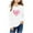 White, variant on Spazoro Kids Girls Sweatshirts, Valentine's Day Long Sleeve Heart Print Crew Neck Casual Blouses Tops for Child Girls Black Size 4 T