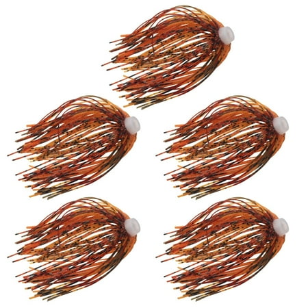 Misright Silicone Jig Skirts Fishing Lures Skirt for Spinnerbaits Bass Fishing Jigs