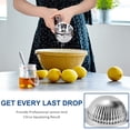 thumbnail image 4 of Manual Lemon Squeezer, Metal Rustproof Lime Squeezer, Handheld Citrus Press Juicer and Fruit Juicer - Extracting Lemon Juice and More Fruit, 4 of 7