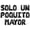 Black, variant on Cursive Script Letter Balloons - SOLO UN POQUITO MAYOR 16" Inch Alphabet Letters Foil Mylar Balloon Birthday Party Banner (Gold)
