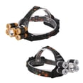 thumbnail image 4 of Outdoor 4 Modos T6 XPE DIEJA AJUSTABLE DIEJA ADJUTE FAIL CAMBIAR CAMBIO PESCA PESCA LED LED Batería Operada Frente Linterna Plata Inevent OD002631-02B, 4 of 7