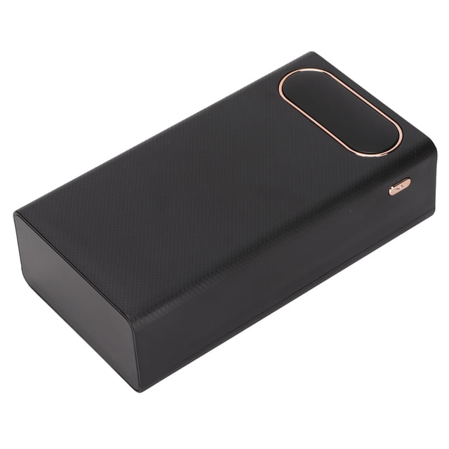 Input Output Battery Charger, Reusable Portable 12 Batteries DIY Power Charger Case For Mobile Phone Black,White