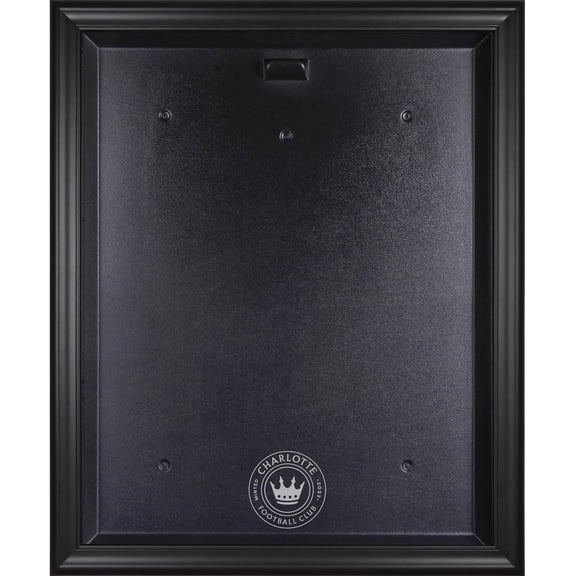 Charlotte FC Black Framed Team Logo Jersey Display Case