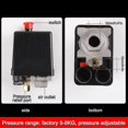 thumbnail image 3 of Air Compressor Pressure Switch Control For Valve 90-120psi Pressure Regulator-scntcv, 3 of 4