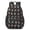 Robot and Robots Black Pattern, variant on Robot and Gears Blue Pattern 17" Waterproof Oxford School Backpacks for Teens, S-Shape Padded Straps, for School, Travel, Hiking, Camping