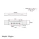 thumbnail image 5 of 6 Strings Slotted Acoustic Guitar Bridge with Seashell Decor, Replacement Part for Folk & Classical Guitars, Easy Installation, Enhances Tone &, 5 of 5