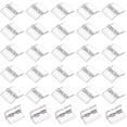 thumbnail image 2 of 30pcs Transparent Acrylic Hinges 1.34x0.7 Inch Continuous Hinge Folding Hinge Tools, 2 of 6