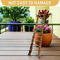 thumbnail image 3 of WRITWAA 1PC Ladder Ornament for Mini Garden Decoration Light Brown Bamboo, 3 of 8