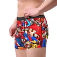thumbnail image 2 of Saiise Mario Ah Men's Underwear Boxer Briefs Cotton Trunks Short Leg Underwear (S-XXL), 2 of 7