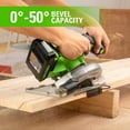 thumbnail image 3 of Greenworks 24V Brushless 6-1/2" Circular Saw, 4,800 RPM, Adjustable Cutting Depth 45°/90°, Tool Only, 3 of 7