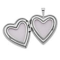 thumbnail image 4 of FB Jewels 14K 20mm White Gold w/ Diamond Heart Locket, 4 of 5