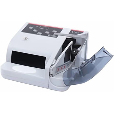 Portable Money Counter, Counterfeit Bill Detection Machine with LCD Display, UV/MG/IR Cash Counter, Counterfeit Detection Tool for Banks Stores Dollar RMB Euro$$Office