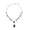 Lapis Lazuli, variant on Red Jasper  Mix Silvertone Necklace for Women Jewelry for Women Size 18-20" Ct 57.4 Birthday Christmas Gifts