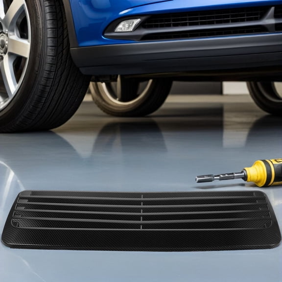 OUNONA Plastic Hood Scoop for Cars - Black, Aerodynamic Design, Improved Engine Cooling