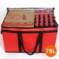 thumbnail image 3 of Insulated Food Delivery Bag for Pizza Delivery, Grocery- Cooler Bag, Food Warmers for Parties, Catering Supplies for Doordash, Thermal Bags for Cold and Hot Food Carrier, 3 of 6