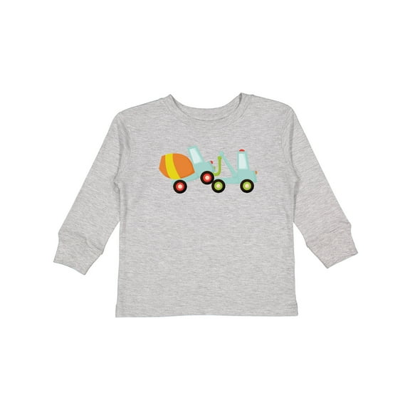 Inktastic Tow Truck Construction Boys Long Sleeve Toddler T-Shirt