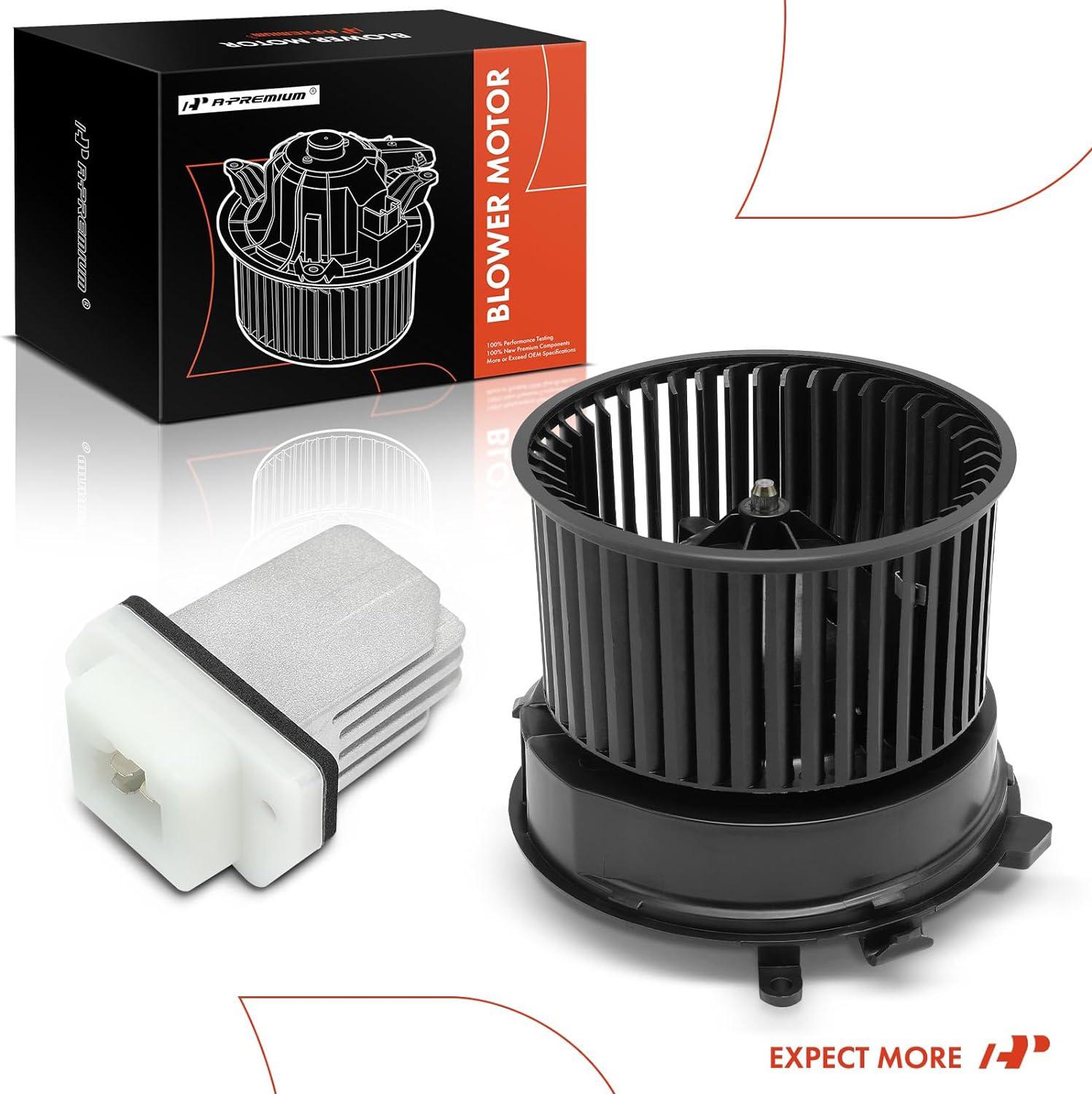 A-Premium Heater Blower Motor, HVAC Blower Motor Resistor, for Nissan Rogue/Sentra Meets OEM