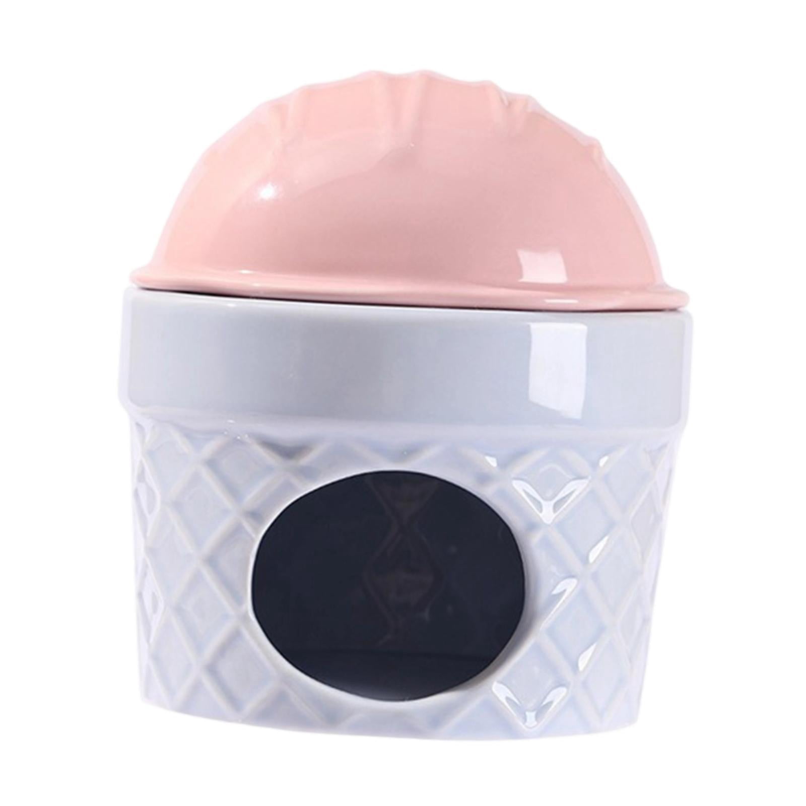 oshhni Ceramic Hamster Nest Hamster Habitats for Dwarf Hamster Ferret Small Animals Pink