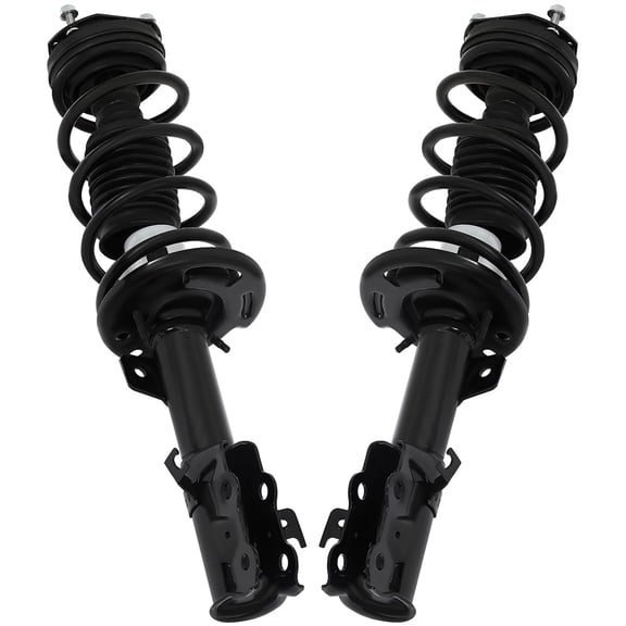 SCITOO Front Complete Strut Shock Coil Spring Assembly for 2010-2013 for Ford Fiesta