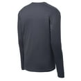 thumbnail image 6 of Sport-Tek PosiCharge RacerMesh Long Sleeve Tee-L (Graphite Grey), 6 of 6