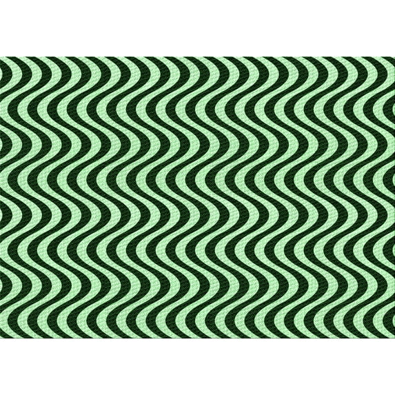 Ahgly Company Indoor Rectangle Patterned Light Green Area Rugs, 8' x 12'